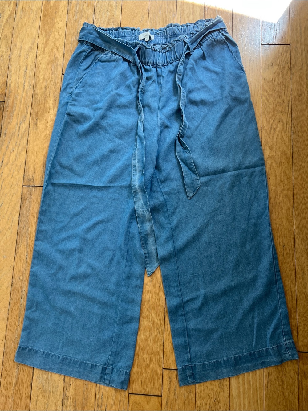 LOFT flowy tie waist pants